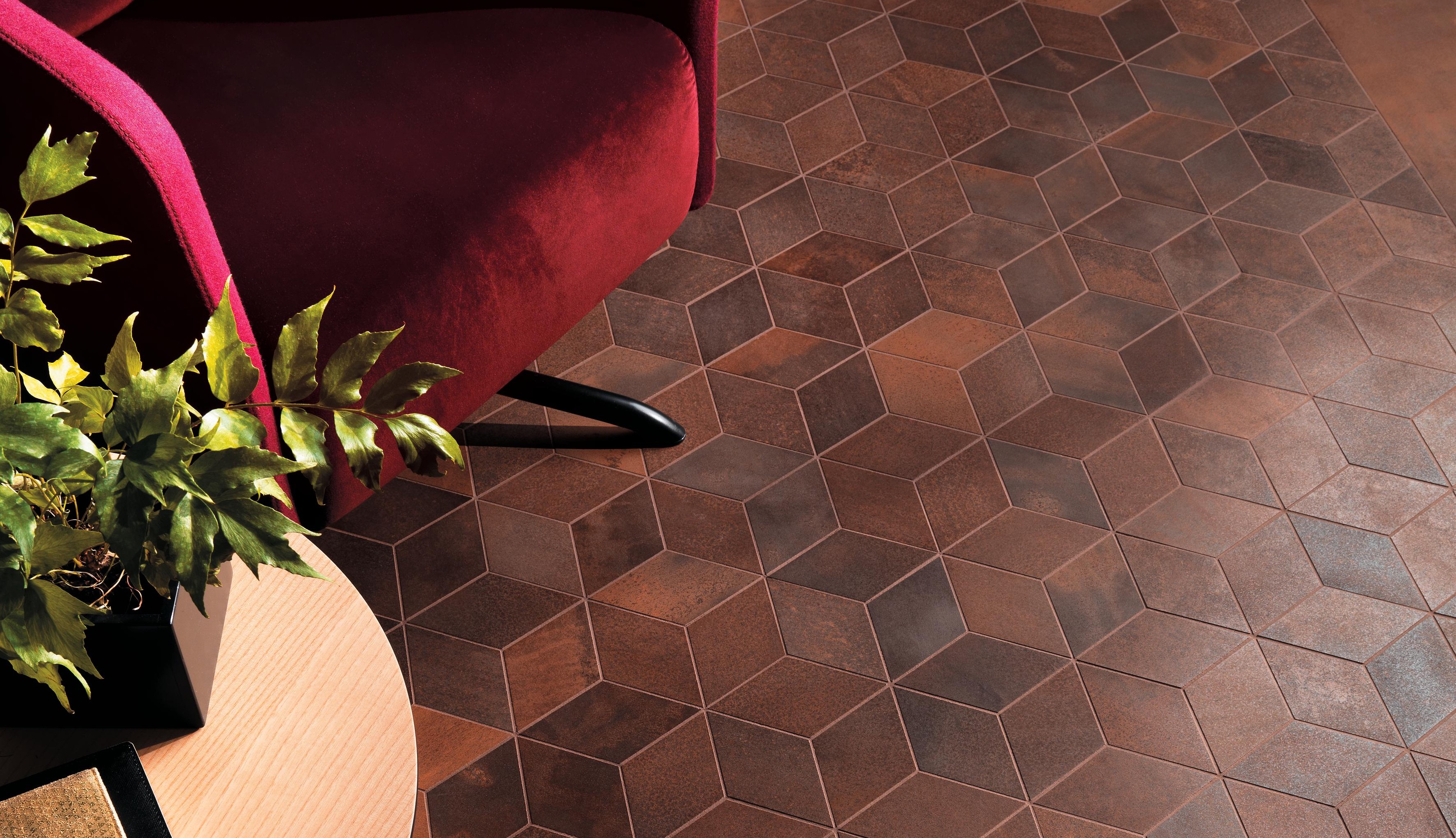 AtlasConcorde Blaze 004 09 Corten MosaicoEsagono