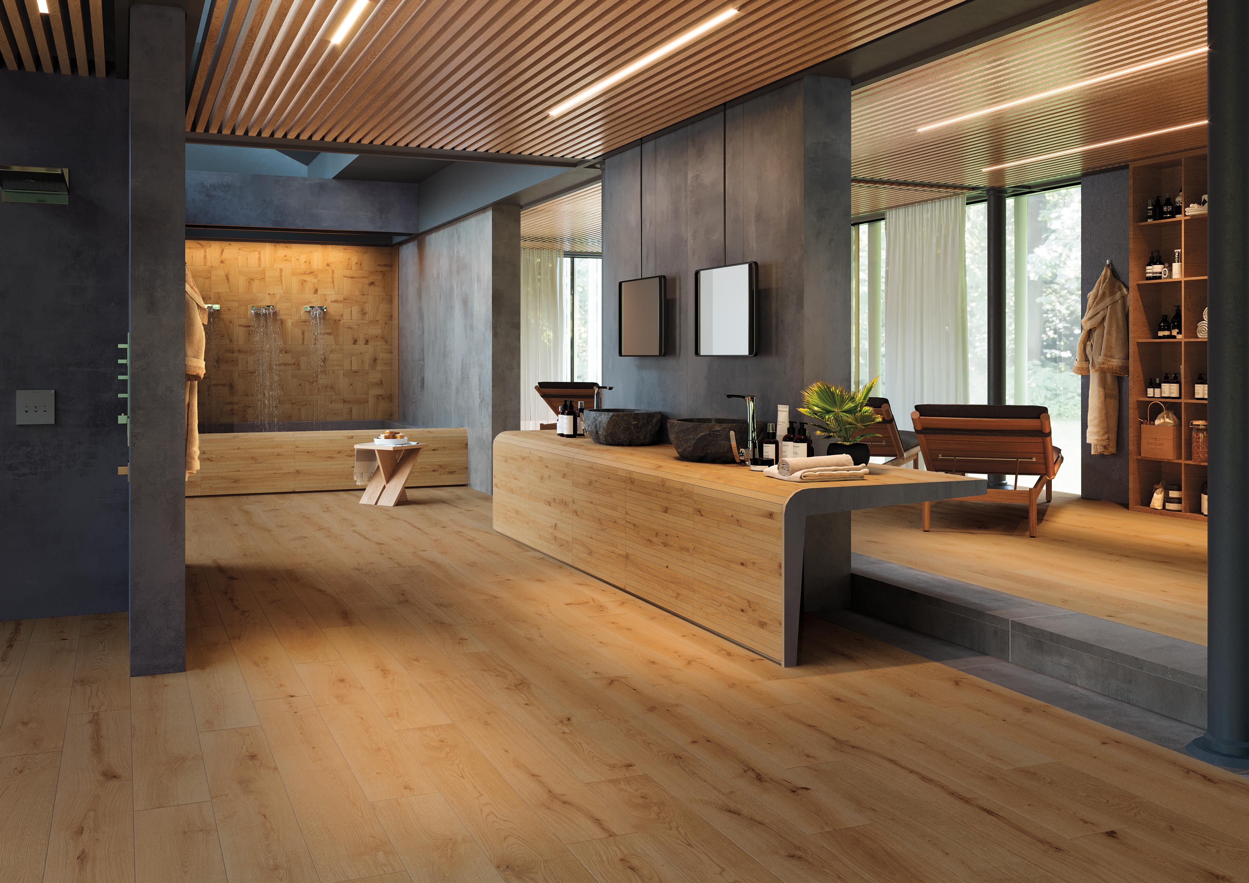 Contemporary wellness area