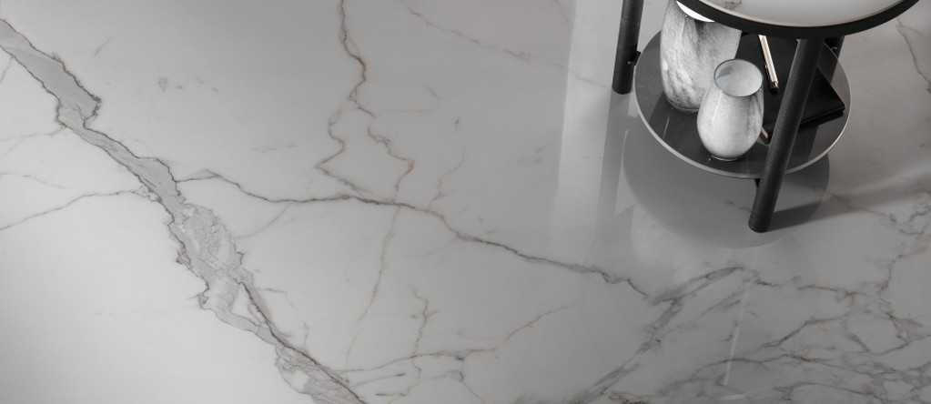 Pavimento in Gres Porcellanato Hotel Effetto marmo Bianco