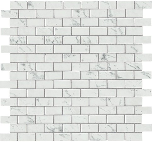 AtlasConcorde MarvelStone CarraraPure MosaicoBurattato 29.8x29.8 AS34