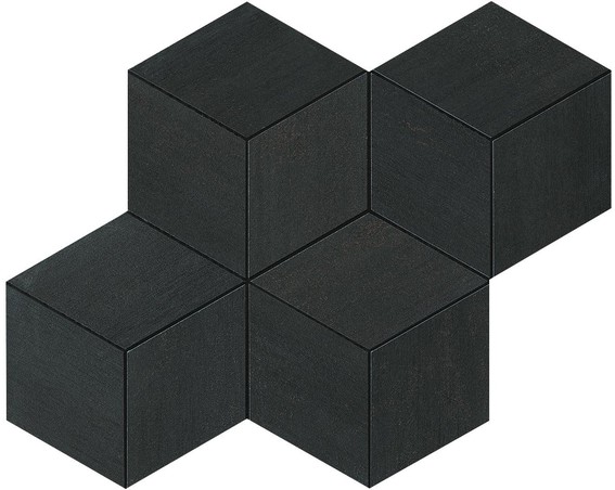 AtlasConcorde Mek Dark MosaicoEsagono 30x35 AMKI