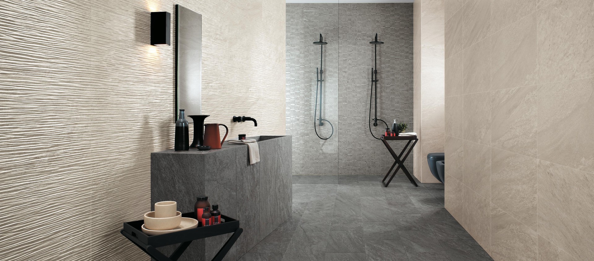 Brave Pearl, Brave 3D/Wave Pearl, Brave Grey Mosaic, Brave Grey