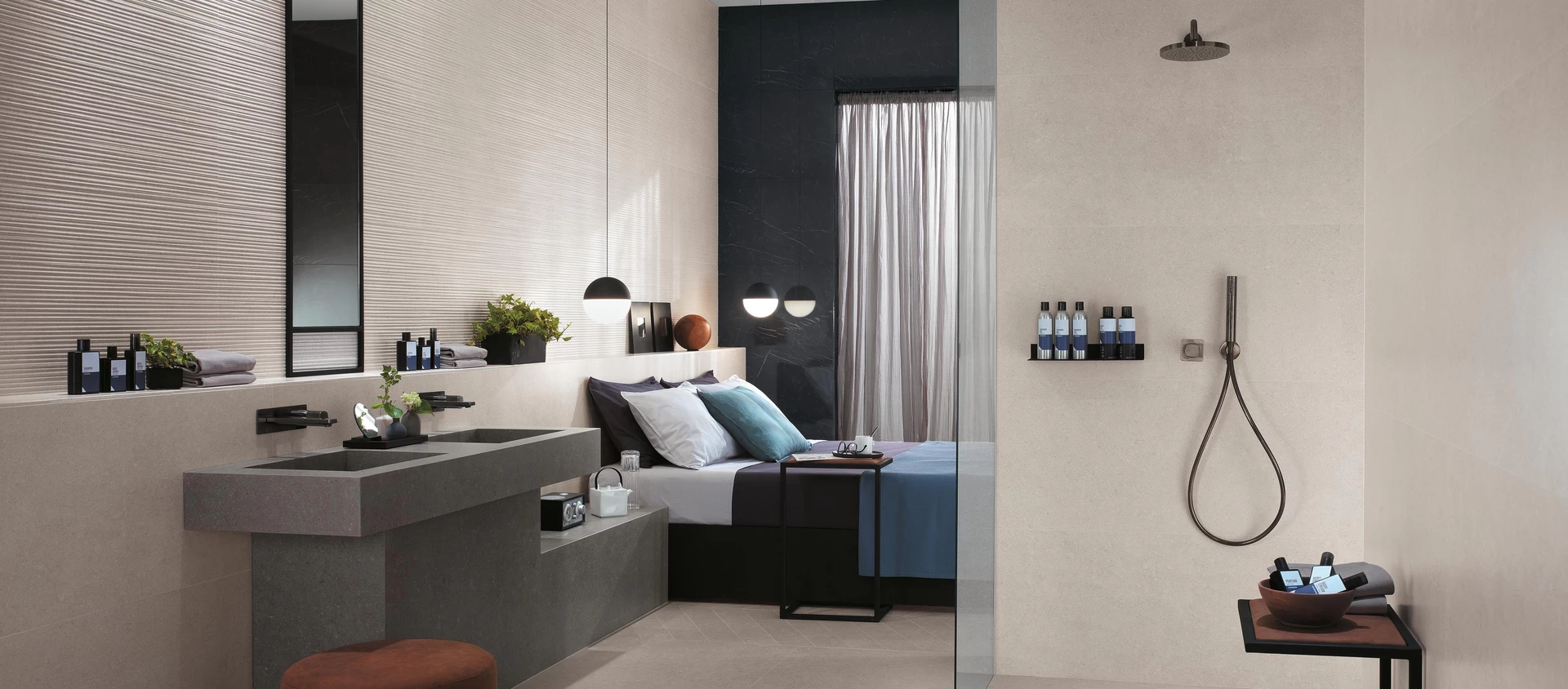 Kone Silver 75x150, Kone Grey 75x150, Kone Silver Chevron11,5x67,Kone Silver Mosaico Brick - 30,4x30,4, Kone Silver 50x110,Kone 3D Line Silver 50x110