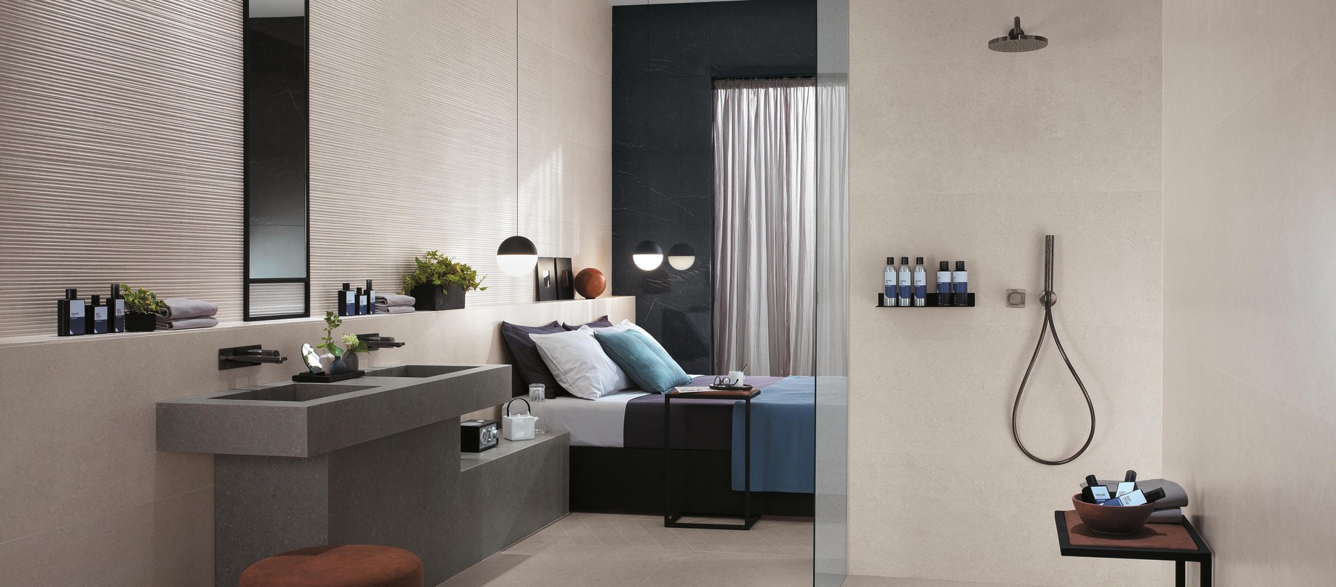 Kone Silver 75x150, Kone Grey 75x150, Kone Silver Chevron11,5x67,Kone Silver Mosaico Brick - 30,4x30,4, Kone Silver 50x110,Kone 3D Line Silver 50x110