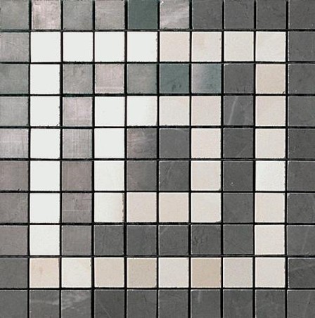 AtlasConcorde Marvel Grey-Moon AngoloMosaico 18.5x18.5 ASNB R