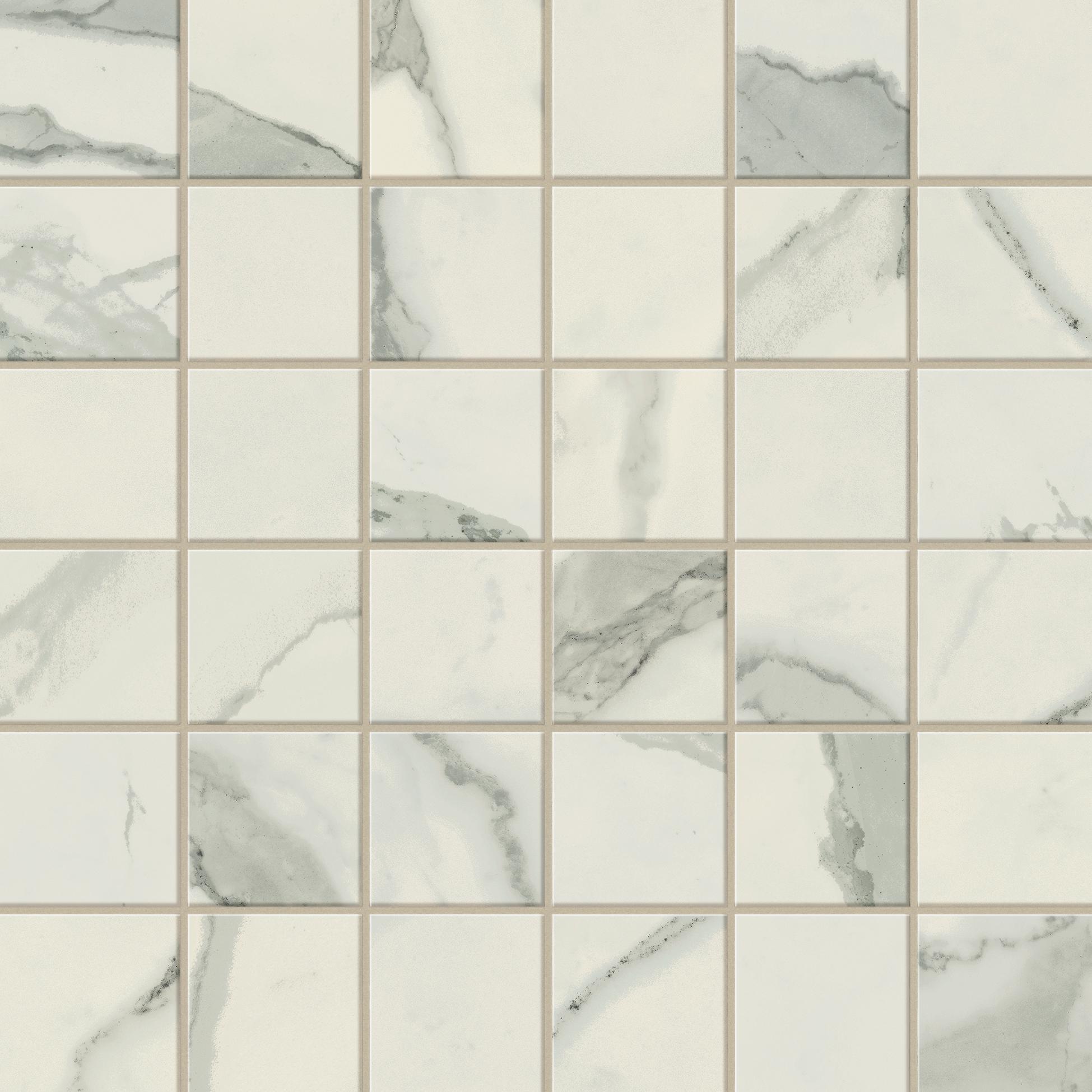EMPIRE STATUARIO Mosaic, Белый, 30x30
