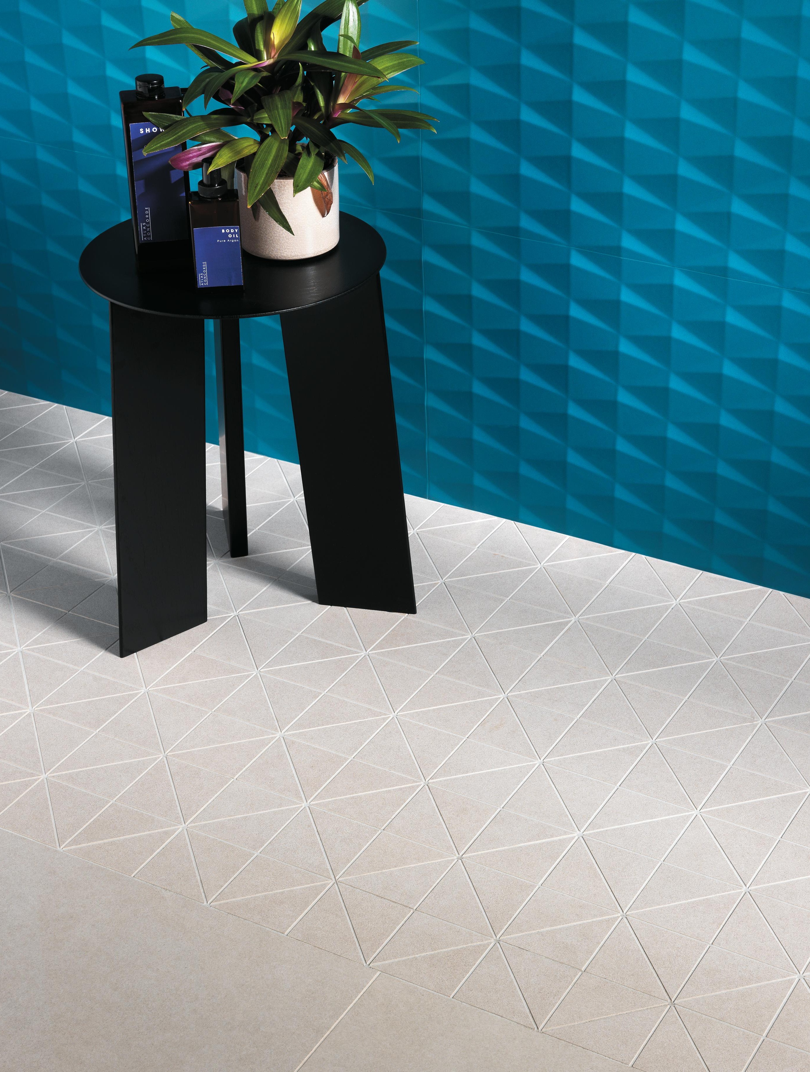 3D Stars Blue 40x80, Dove Mosaico Prisma Matte 36x36