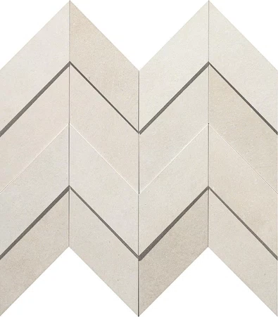 AtlasConcorde Dwell OffWhite Chevron3D 30,8x35,1 A1DK