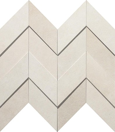 AtlasConcorde Dwell OffWhite Chevron3D 30,8x35,1 A1DK