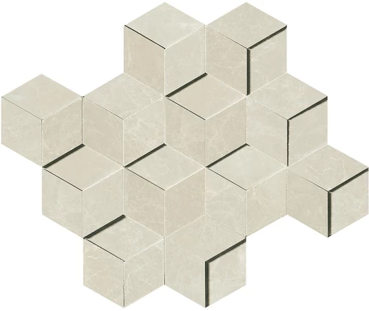 AtlasConcorde MarvelEdge ImperialWhite Mosaico3D 30.5x36.4 AEPI