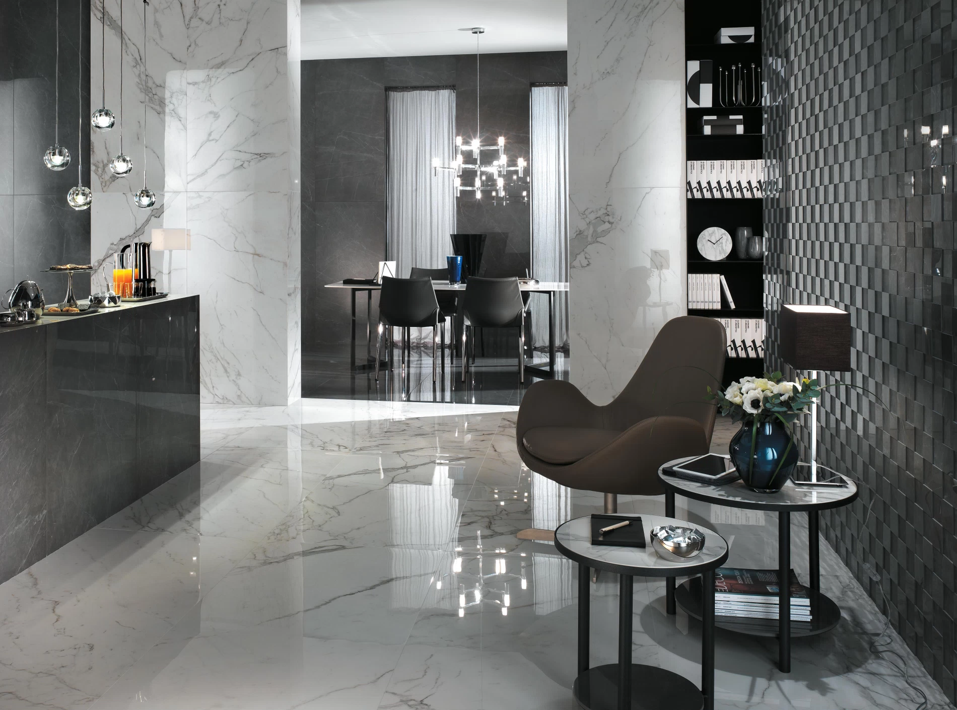 Marble Effect Porcelain Tiles Made In Italy Atlas Concorde