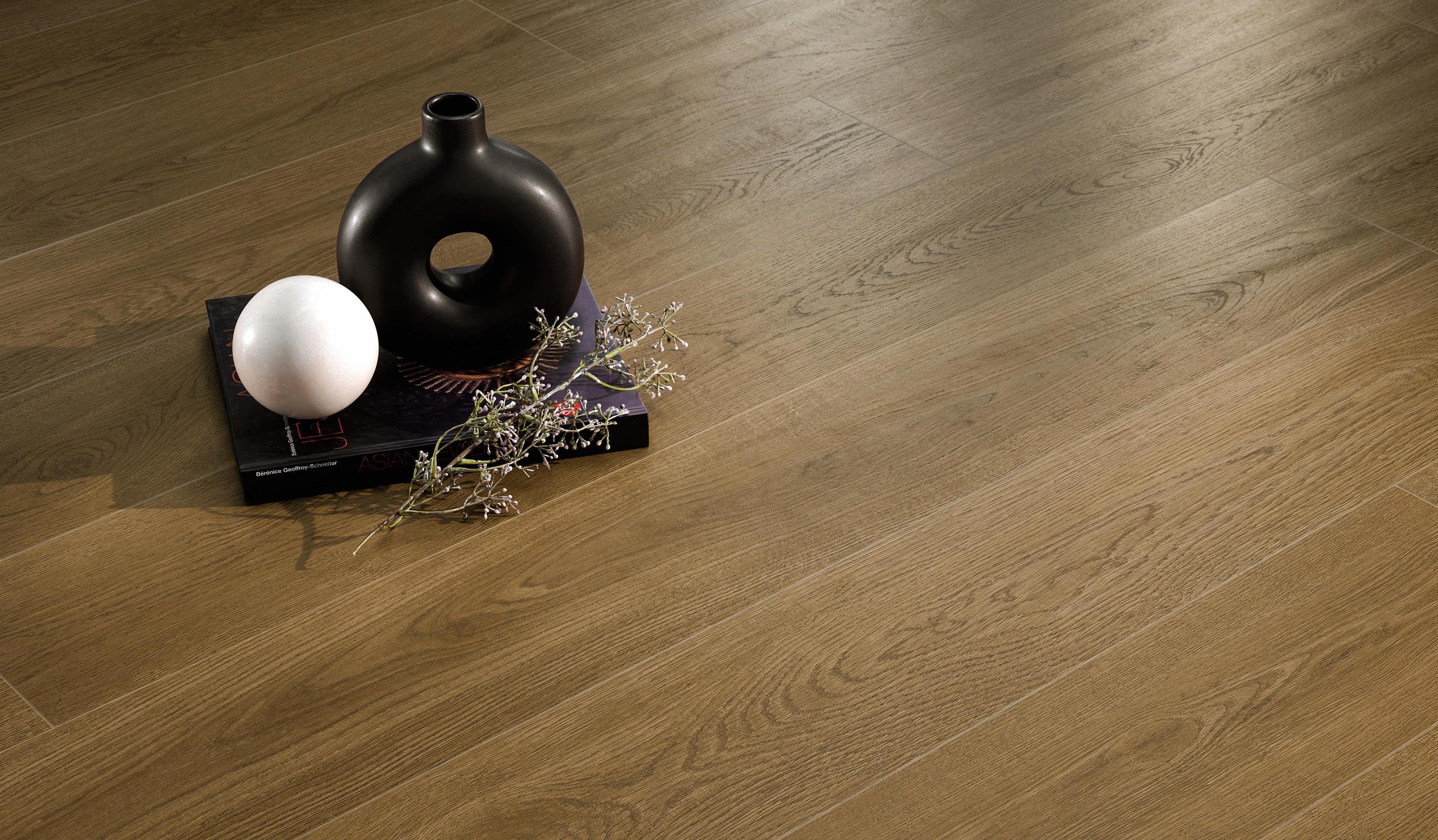 Pavimento in Gres Porcellanato Soggiorno Effetto legno Marrone
