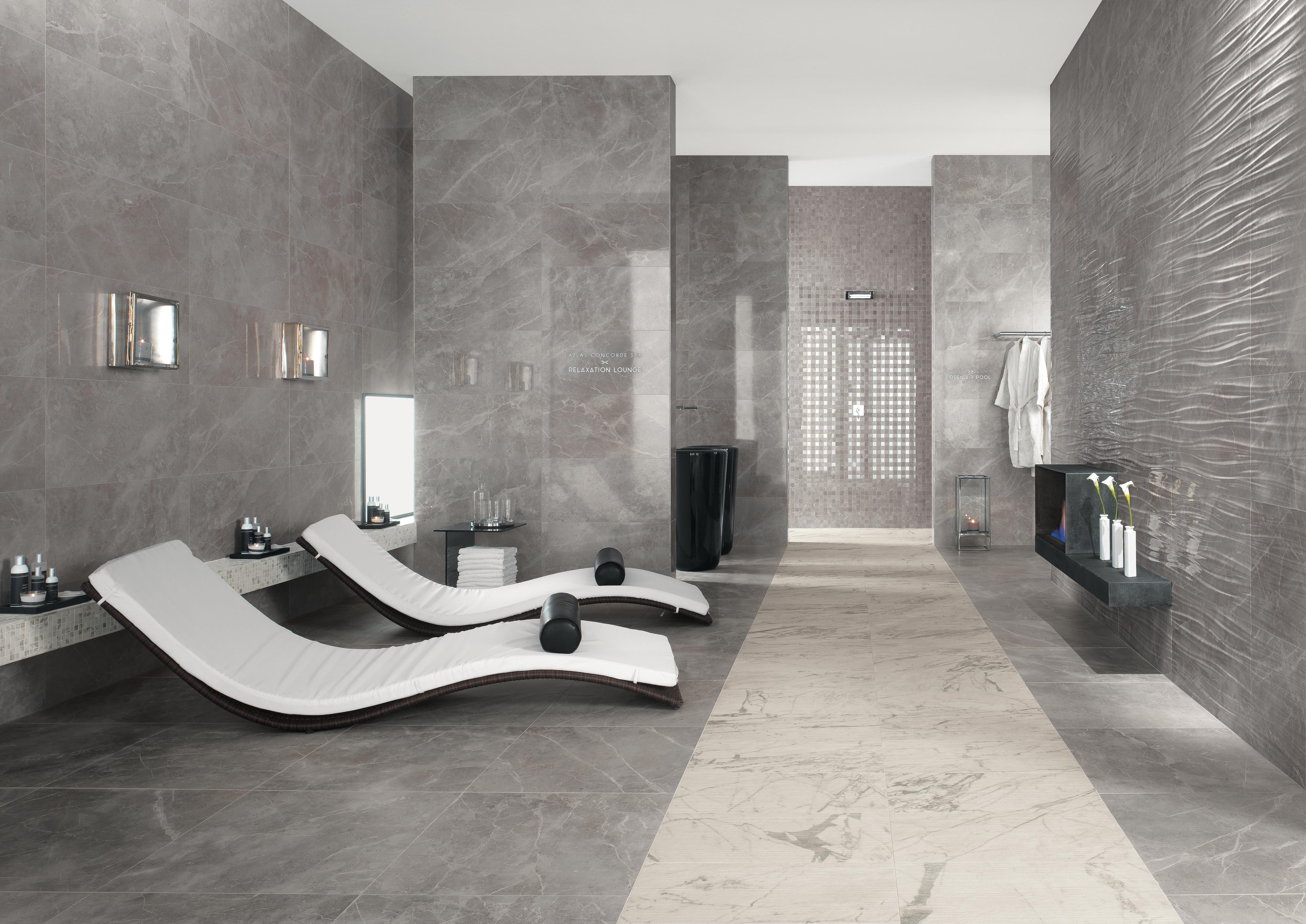 An exclusive marble-look spa