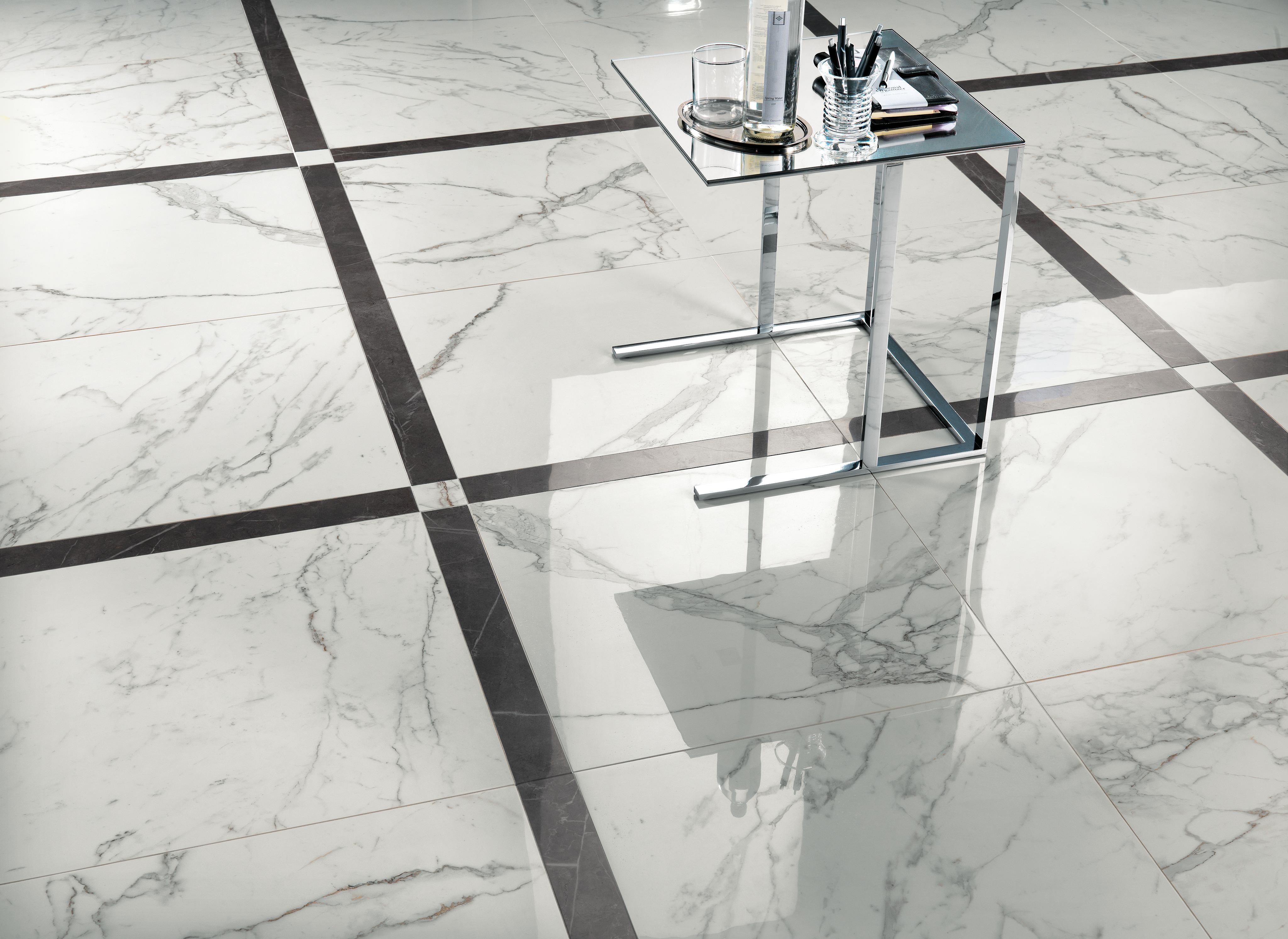 Marvel Calacatta Extra Lappato, Marvel Grey Listello Lappato, Marvel Calacatta Angolo Lappato