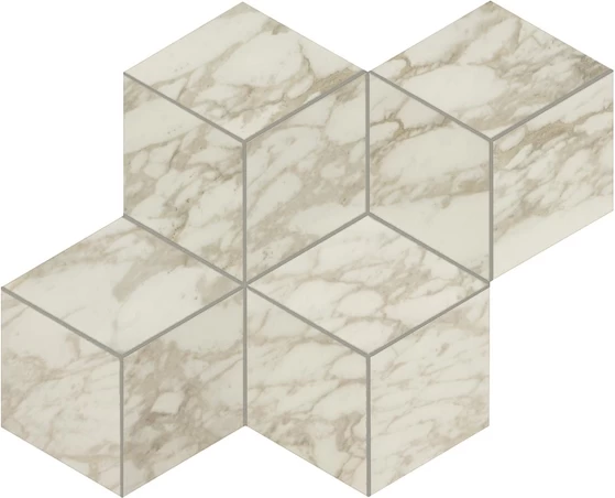 AtlasConcorde MarvelEdge RoyalCalacatta MosaicoEsagono 30x35 AEPM