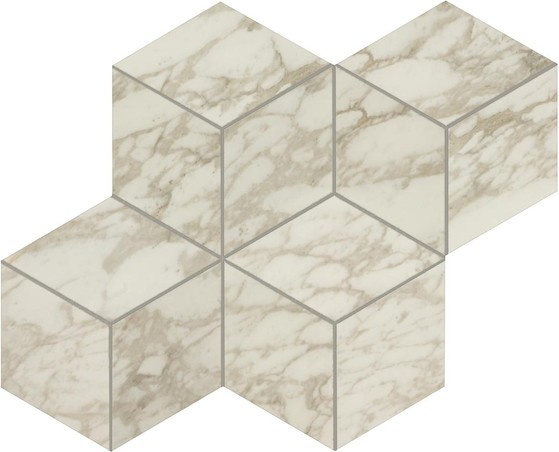 AtlasConcorde MarvelEdge RoyalCalacatta MosaicoEsagono 30x35 AEPM