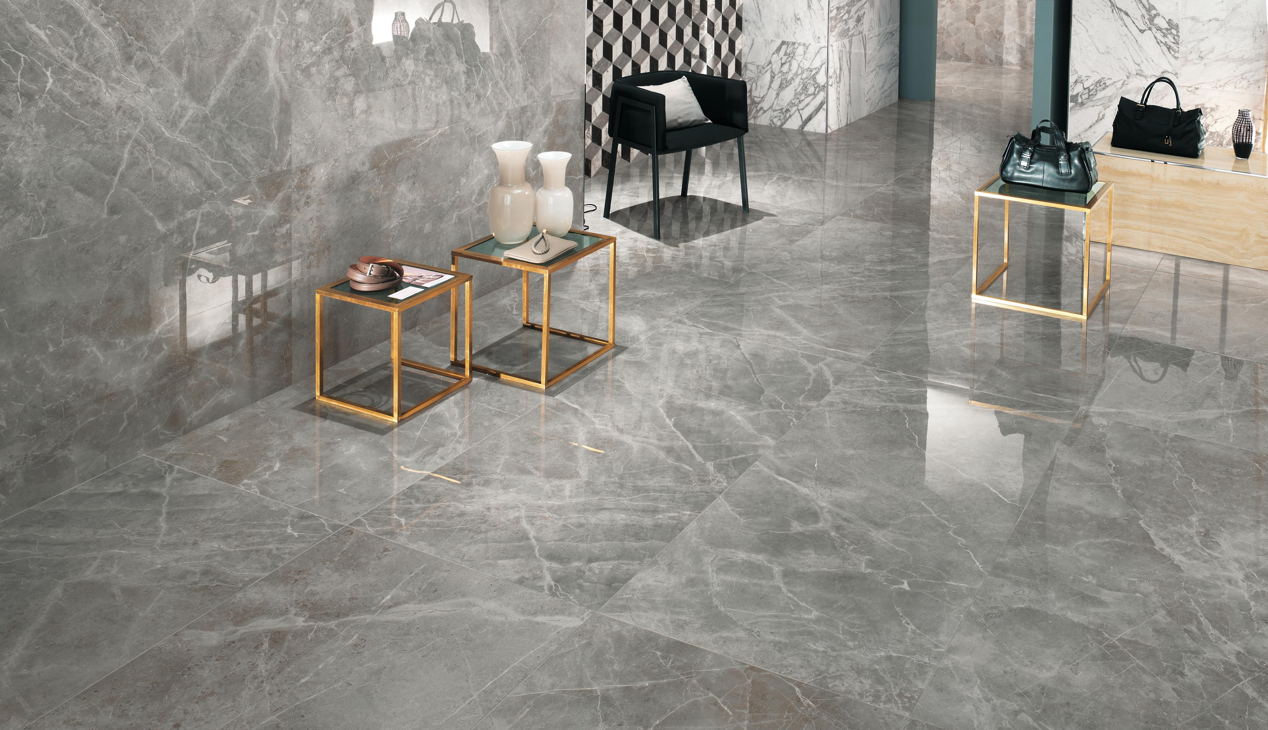 Marvel Pro Grey Fleury Lappato, Marvel Pro Statuario Select Lappato, Marvel Pro Statuario Select Mosaico Esagono, Marvel Pro Grey Fleury Mosaico Esagono