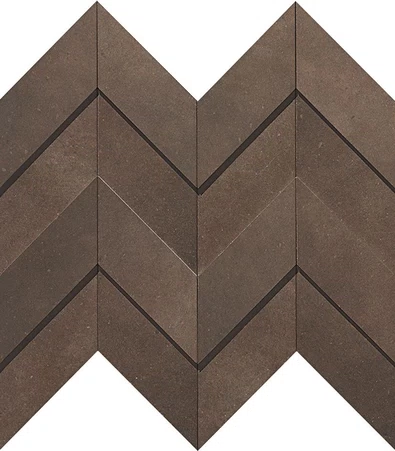 AtlasConcorde Dwell BrownLeather Chevron3D 30,8x35,1 A1DO