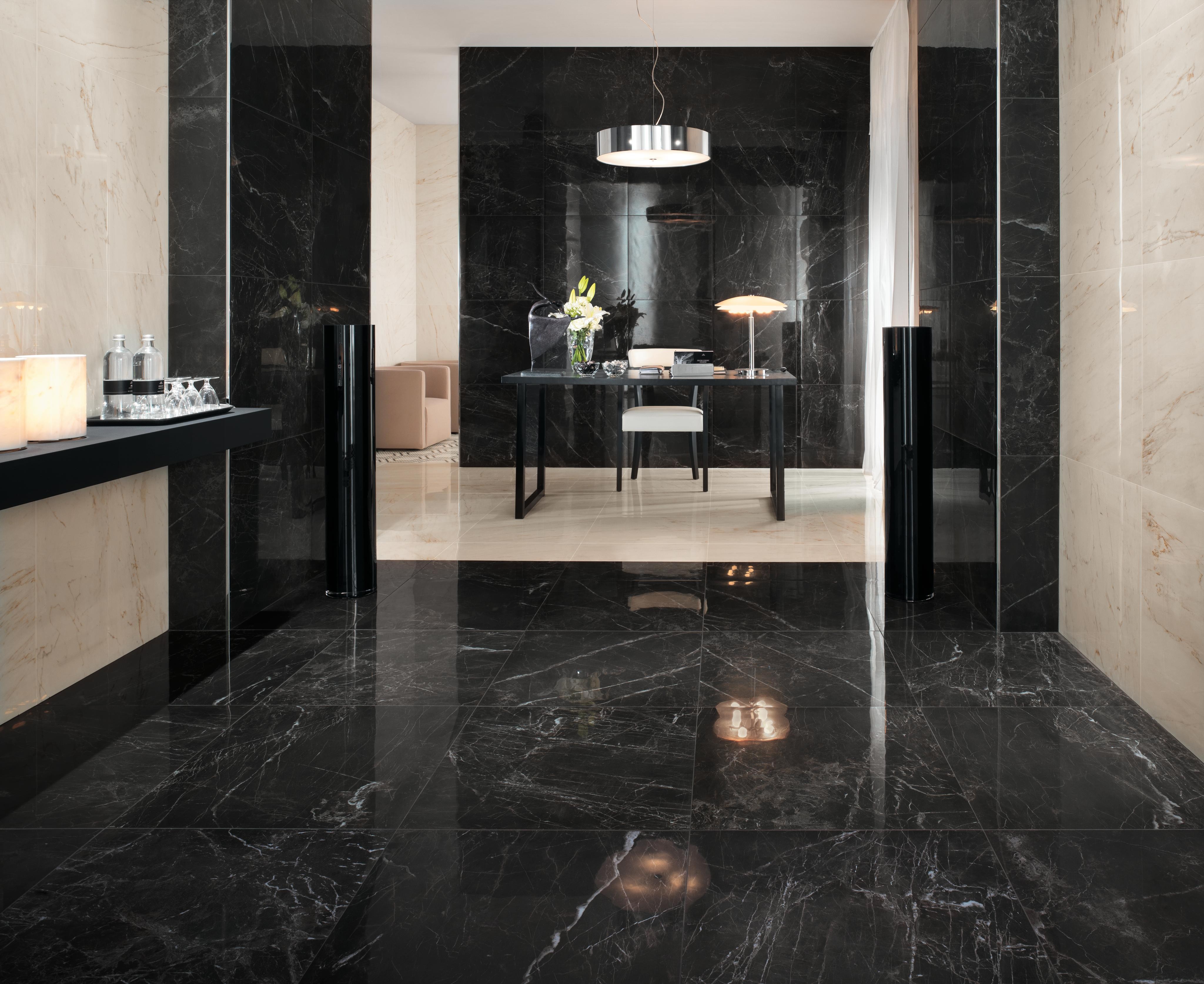 Gres Porcellanato Effetto Marmo Nero Marvel Pro Atlas Concorde
