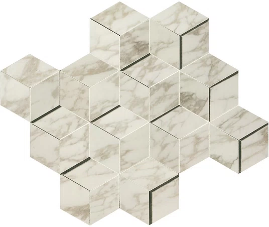 AtlasConcorde MarvelEdge RoyalCalacatta Mosaico3D 30.5x36.4 AEPH