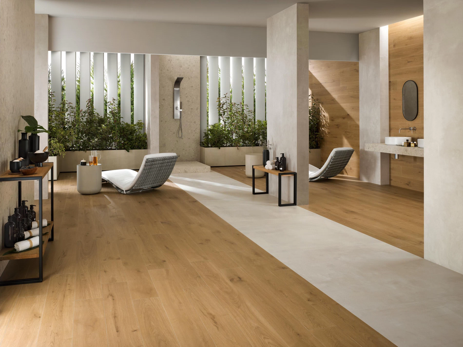 Oak Natural Wood Tile  Wooden floor tiles and wall Plank Tiles