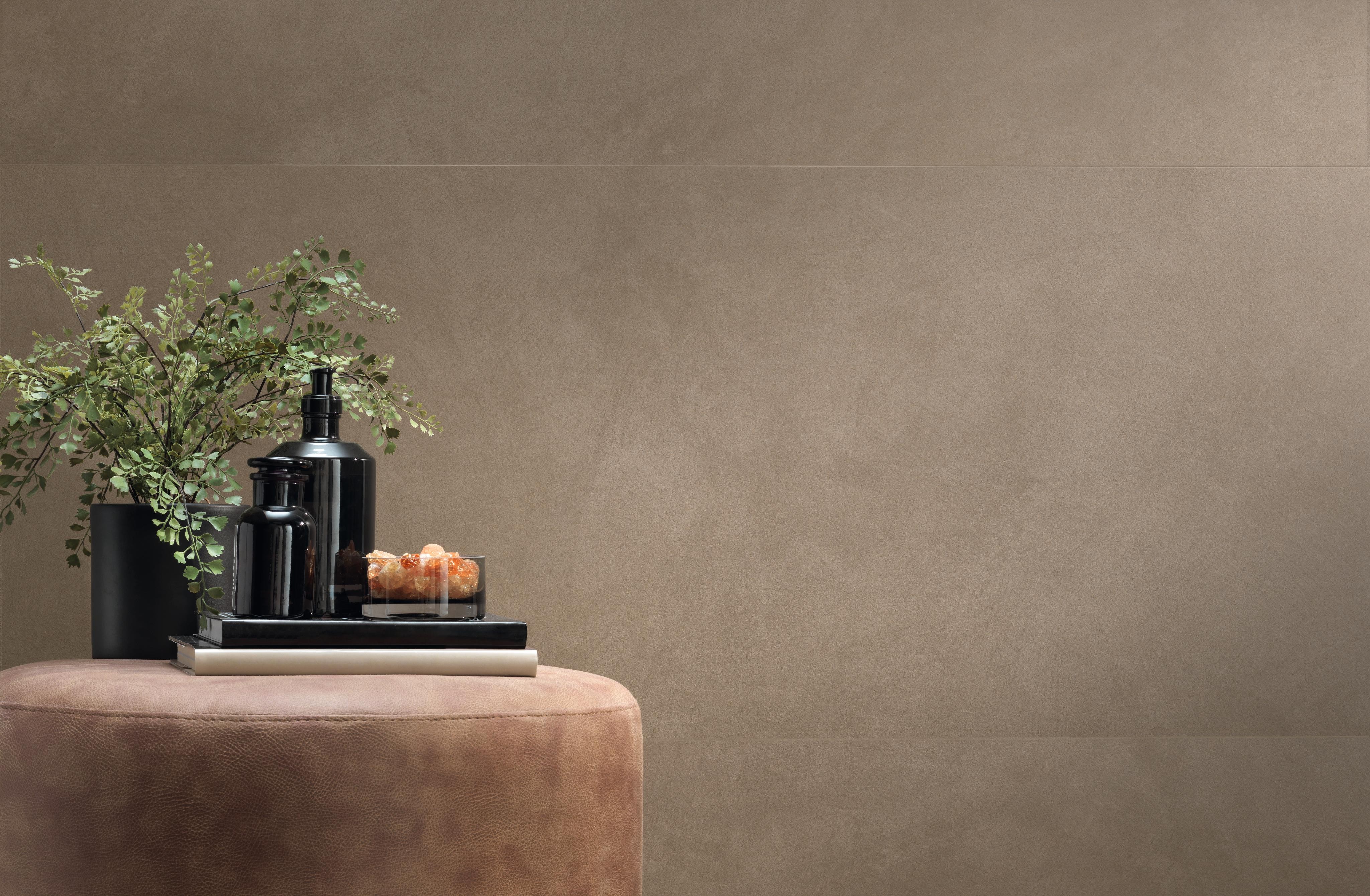 Rivestimento 3D Bagno Effetto terra cruda Beige