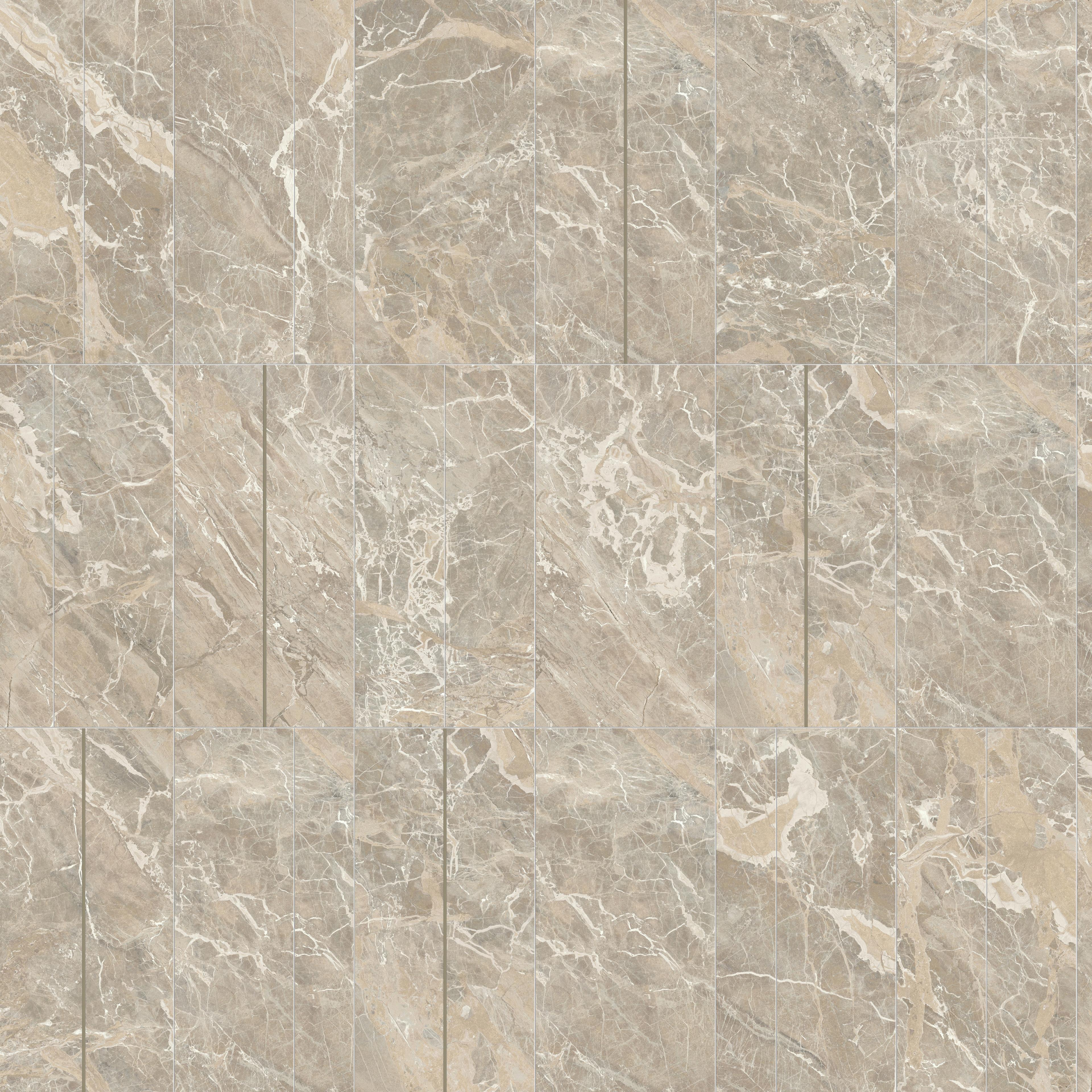 Marvel Next Aurelia Vein Mosaico Grid, Beige, 60x120