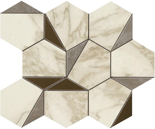 AtlasConcorde MarvelEdge GrisCalacatta GoldHex 25.1x29 9EHG
