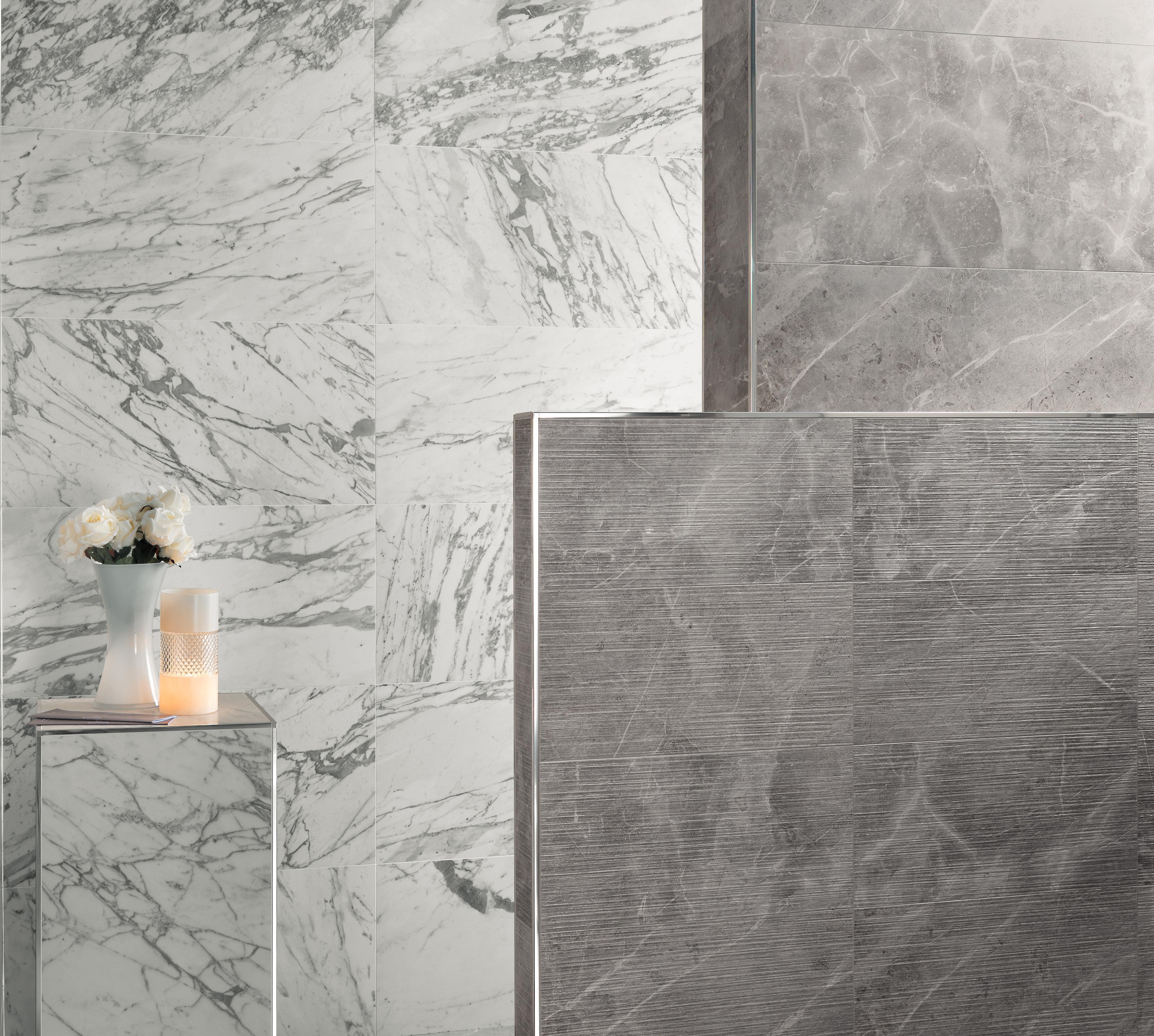 Marvel Pro Grey Fleury Matt, Marvel Pro Statuario Select Matt, Marvel Pro Grey Fleury Strutturato