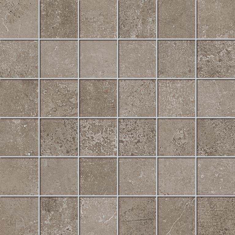 Drift Light Grey Mosaic, Серый, 30x30
