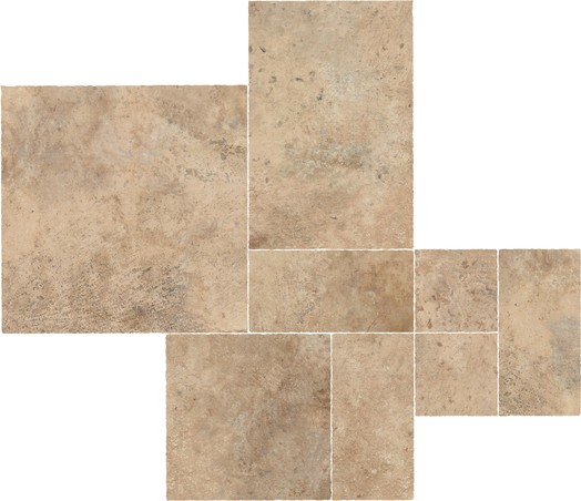 AtlasConcorde Aix Beige TumbledKitMultiformato A04Y