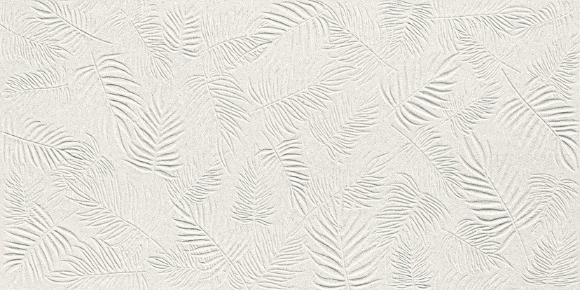 3D Leaf White 40x80