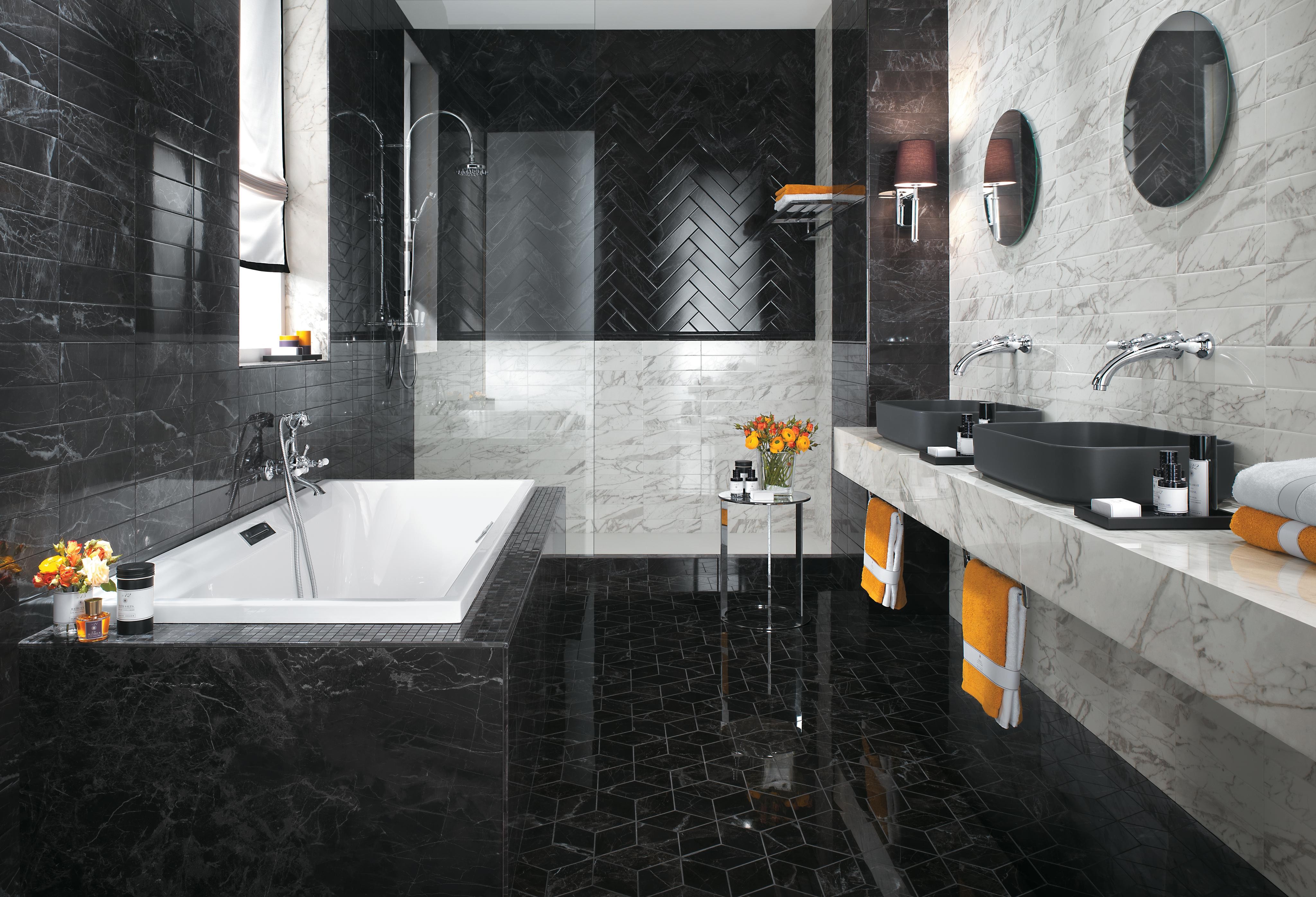 Brick Noir St. Laurent, Statuario Select,Marvel Noir St. Laurent , Marvel Noir St. Laurent Mosaic ,Marvel Noir St. Laurent Spigolo, , Marvel Noir St. Laurent LondonMarvel Noir St. Laurent Mosaico, Esagono Lappato, Marvel Statuario Select