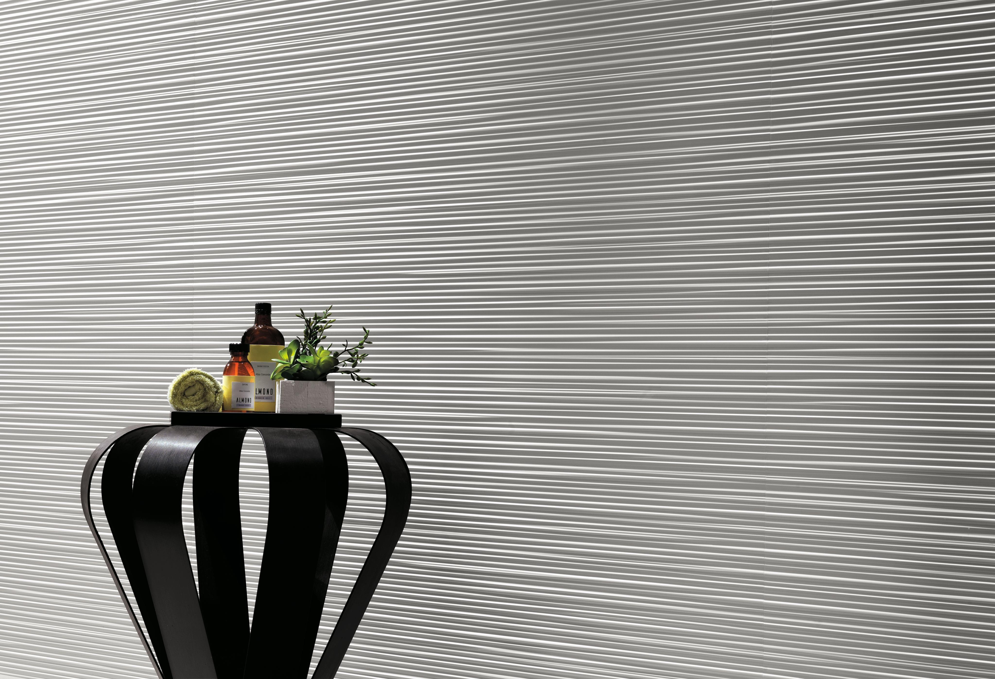 3D Line White Matt