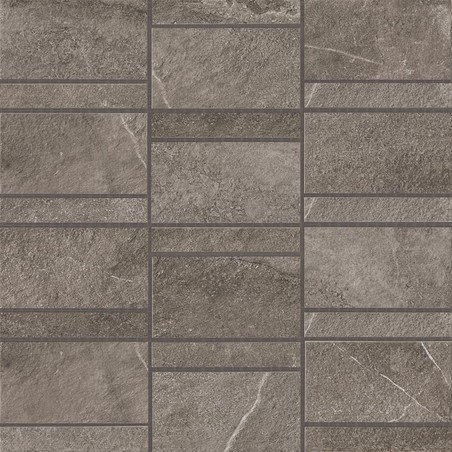 AtlasConcordeUSA Ridge Anthracite RowMosaic 30x30 600110000223