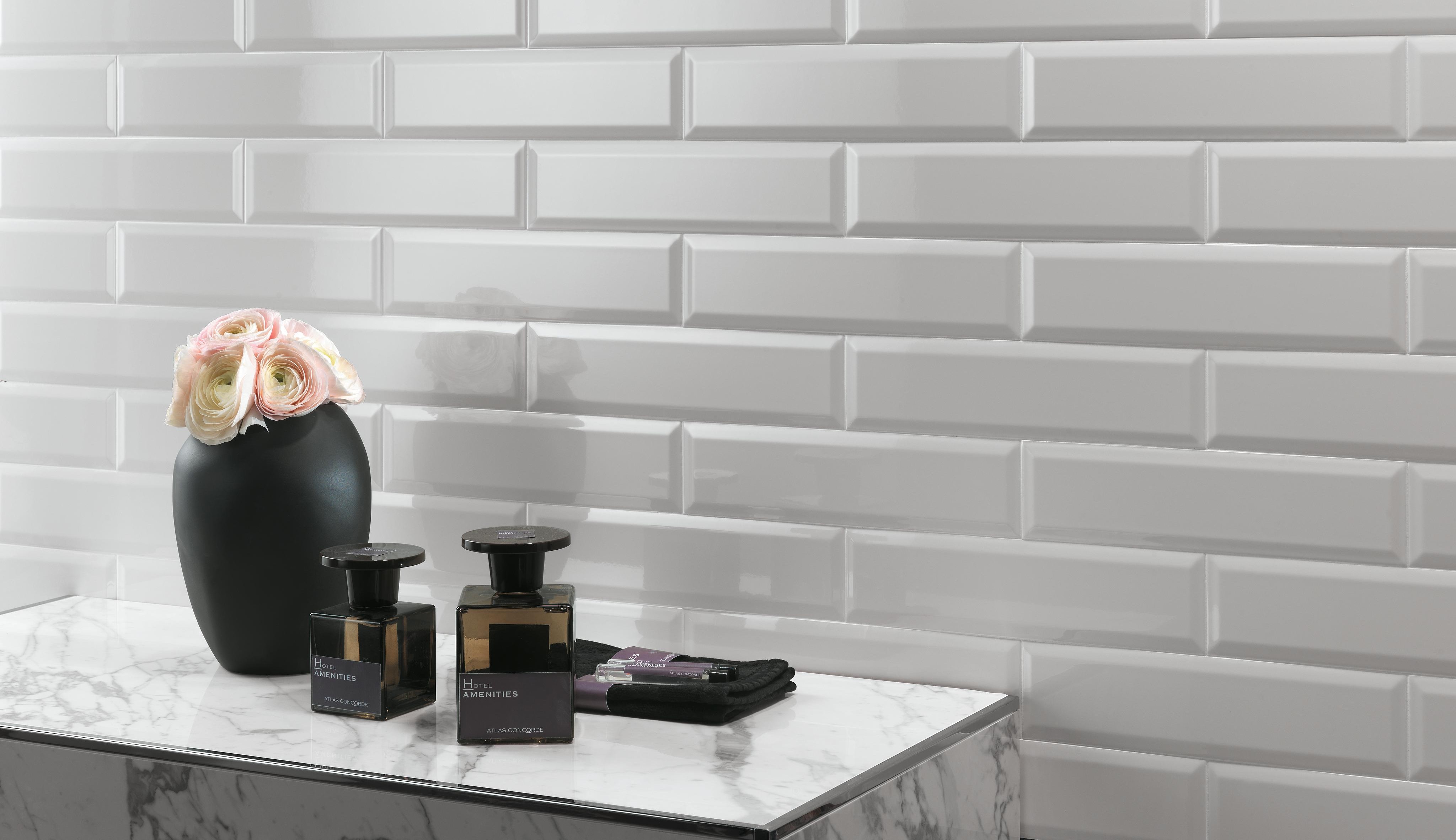 Brick White Bevel