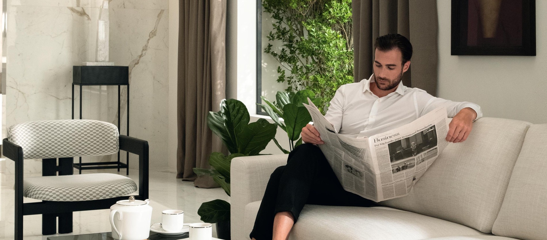 The marble effect in contemporary interior design