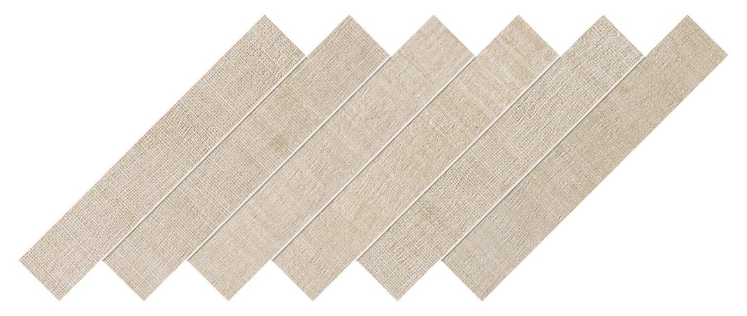 AtlasConcordeUSA Jute PureCotton HerringboneMosaicA 30x30 600110000808