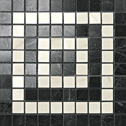 AtlasConcorde MarvelPro Noir-Cremo MosaicoAngolo 18.5x18.5 ADRI R