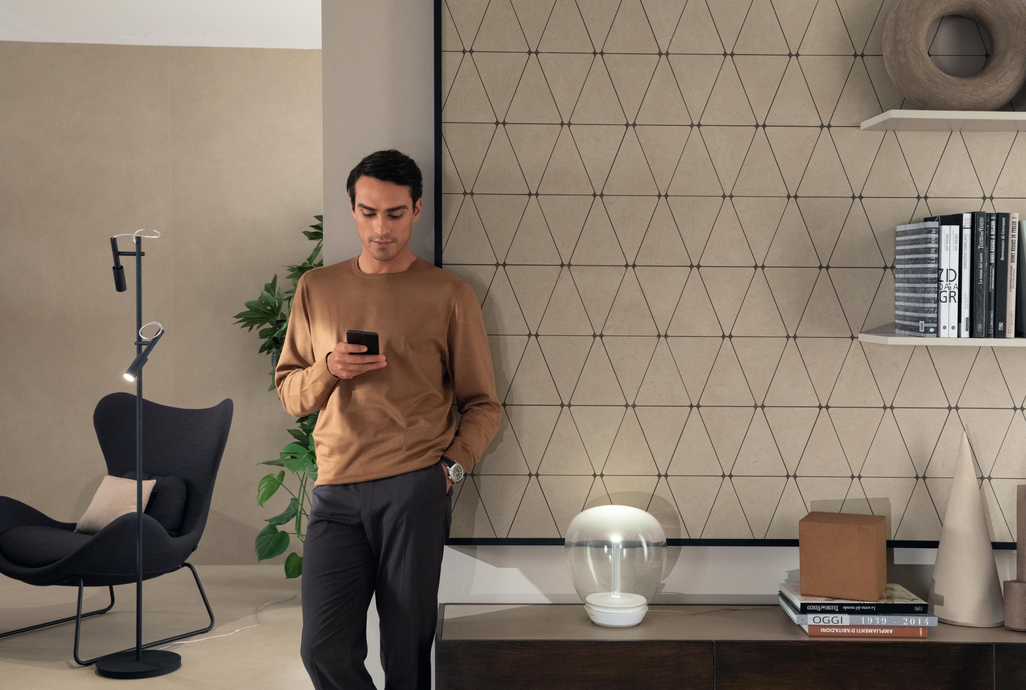 Piastrelle grande formato Soggiorno Effetto terra cruda Beige