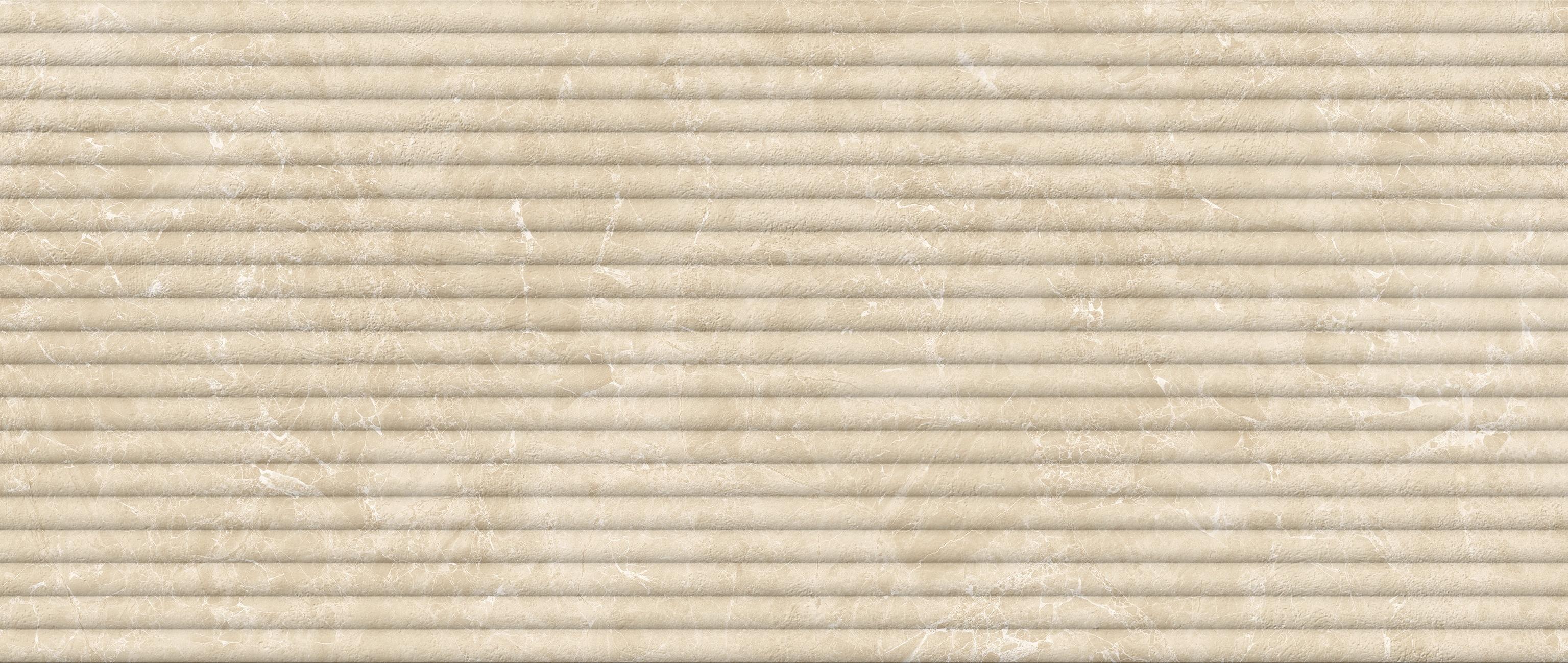 Marvel Next 3D Flute Breccia Cream 50x120 Matte, Beige, 50x120
