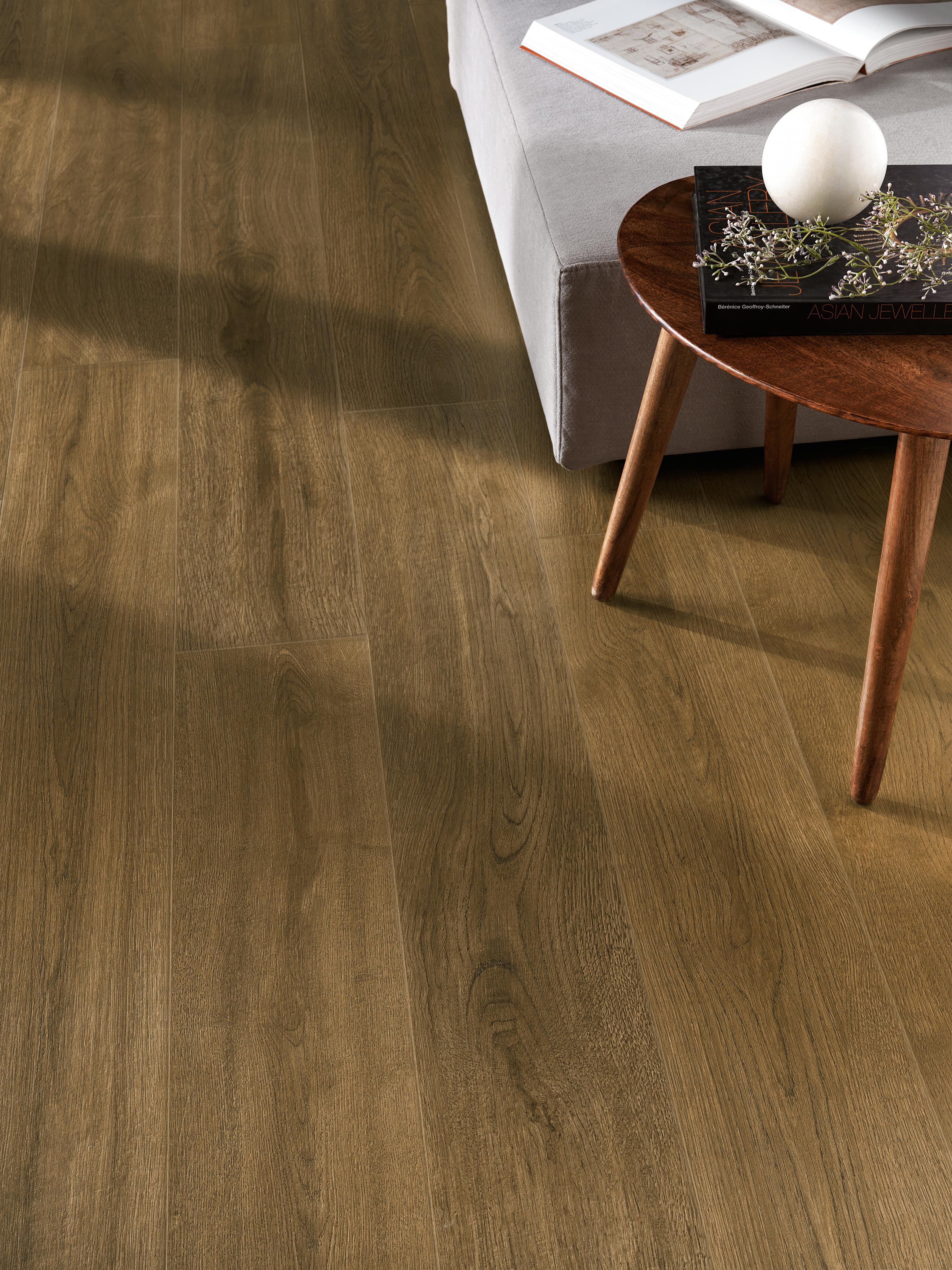 Pavimento in Gres Porcellanato Soggiorno Effetto legno Marrone