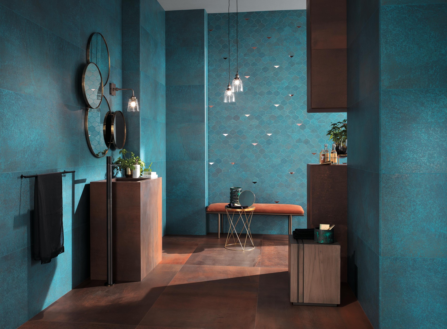 Oxidized Metal Effect Inspires Ceramic Floor And Wall Tiles Ceramic skirting for porcelain tiles. ceramic floor and wall tiles