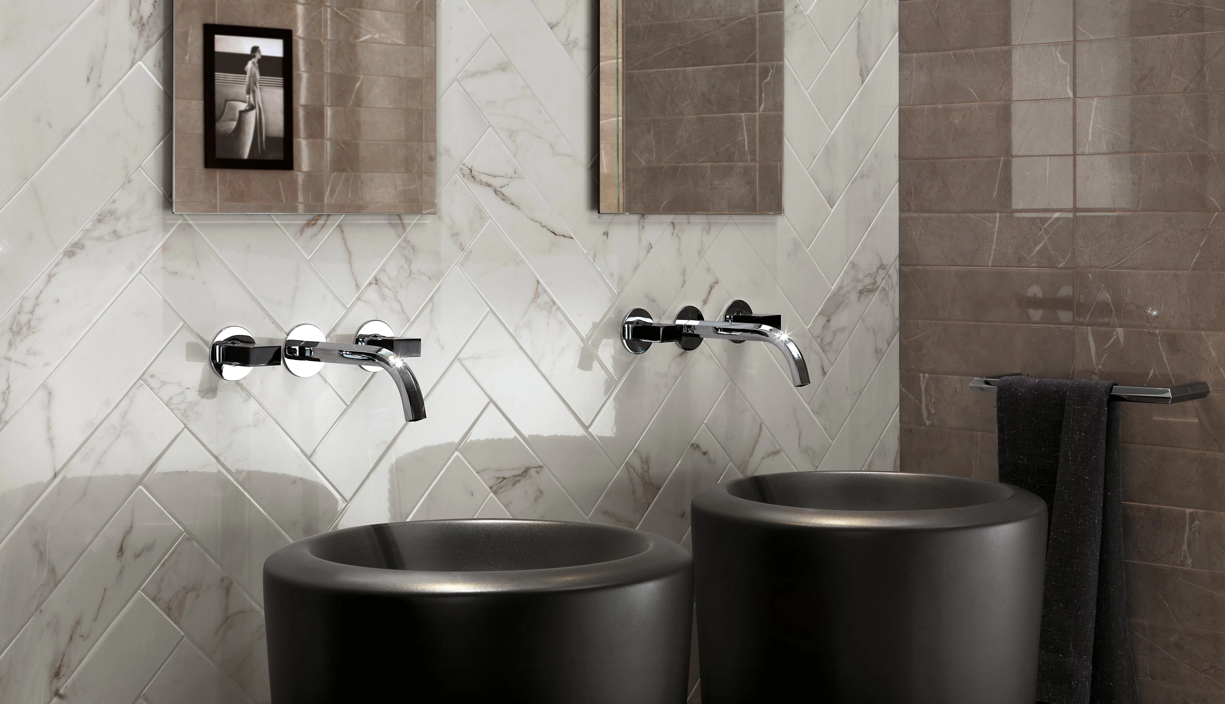 Brick Silver Dream, Calacatta Extra, Marvel Calacatta Extra