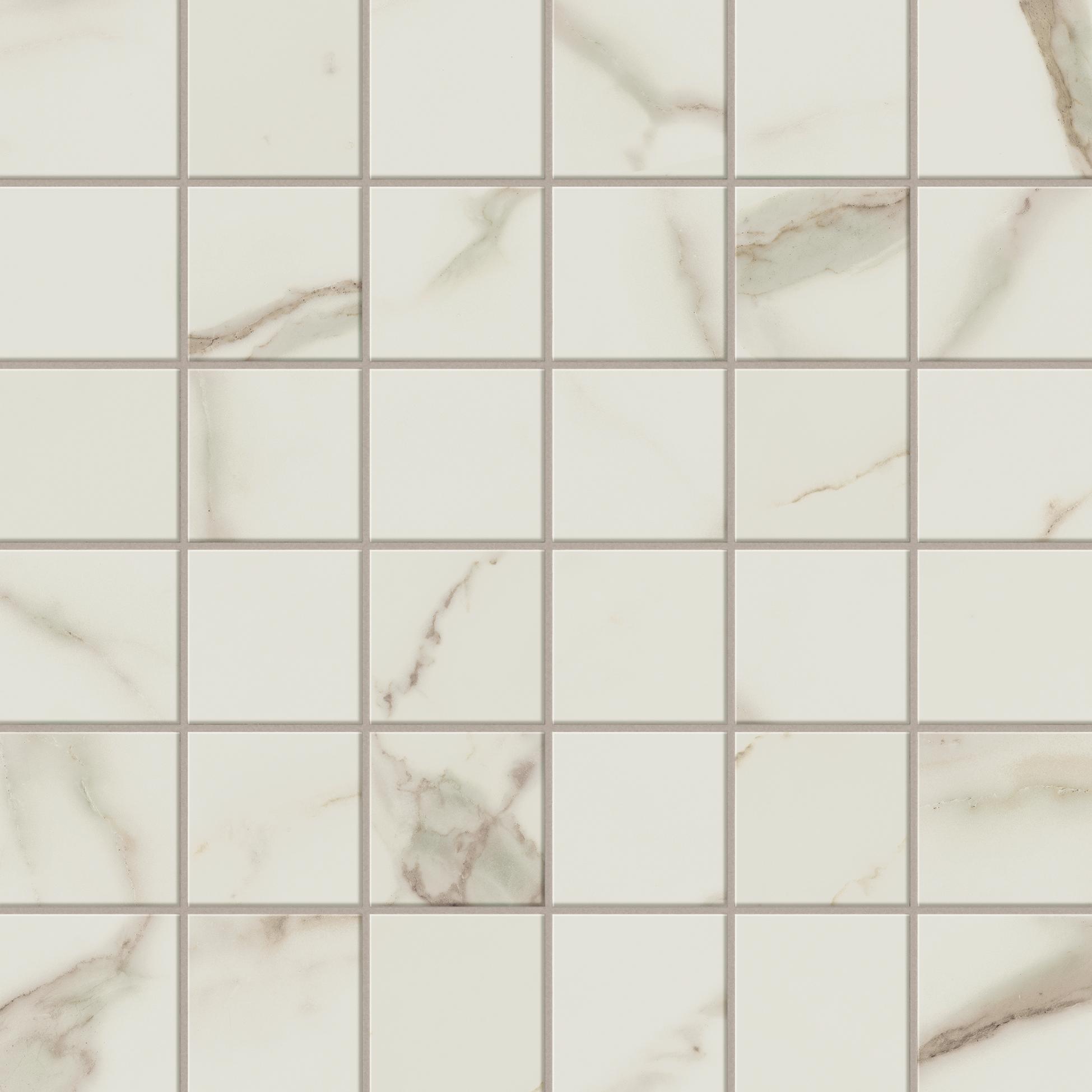 EMPIRE CALACATTA DIAMOND Mosaic, Белый, 30x30
