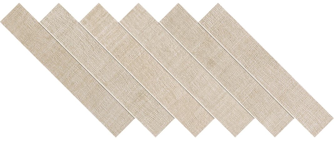 AtlasConcordeUSA Jute PureCotton HerringboneMosaicB 30x30 600110000808