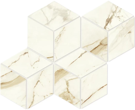 AtlasConcorde MarvelShine CalacattaImperiale Esagono 30X35 Polished A42Y