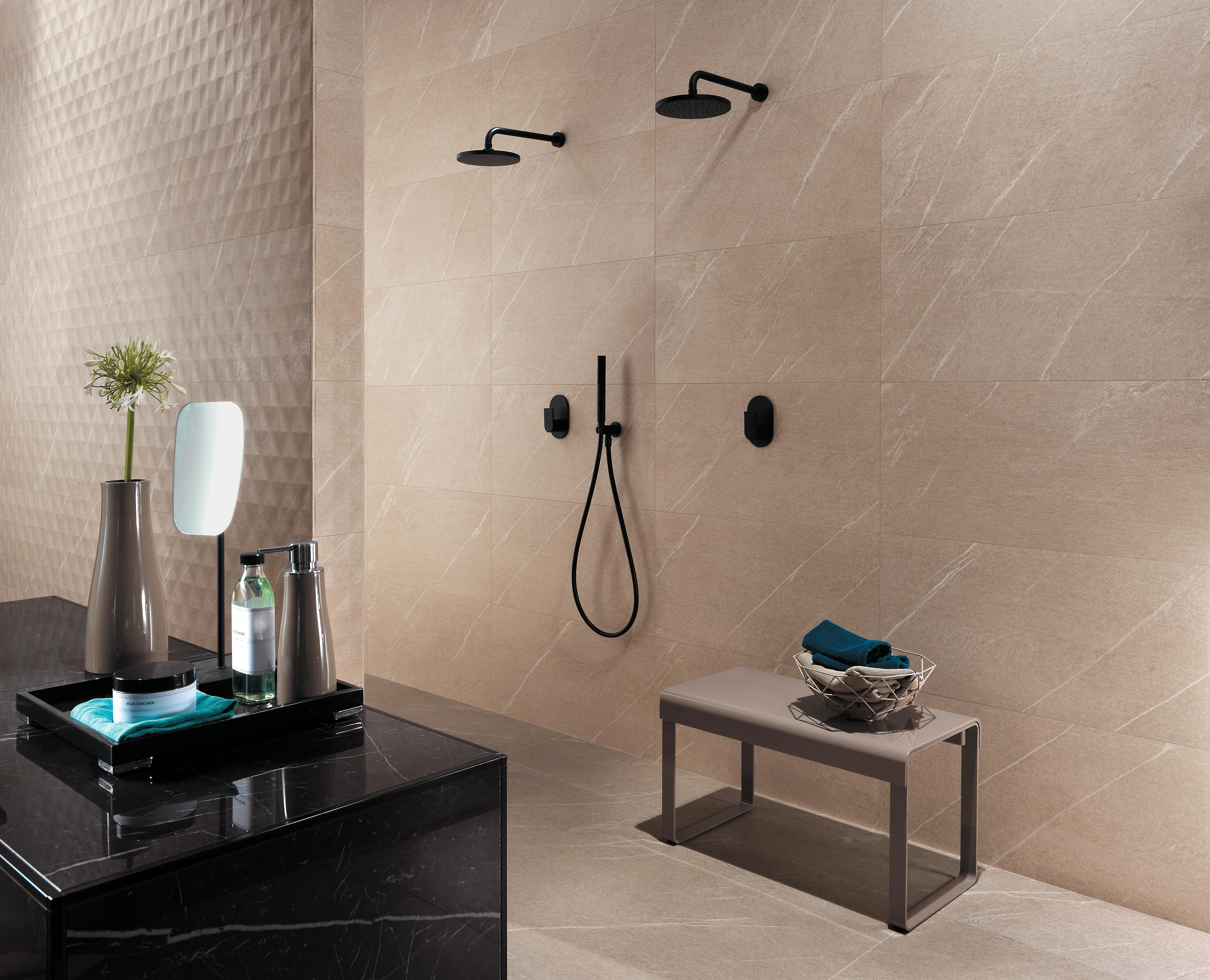 Marvel Desert Beige, Marvel 3D Mesh Desert Beige 40x80, Marvel Desert Beige Spigolo 10 mm, Marvel Desert Beige, Marvel Nero Marquina Lappato
