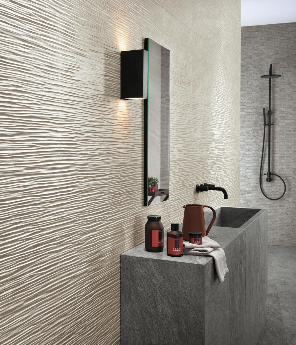 Brave Pearl, Brave 3D/Wave Pearl, Brave Grey Mosaic, Brave Grey
