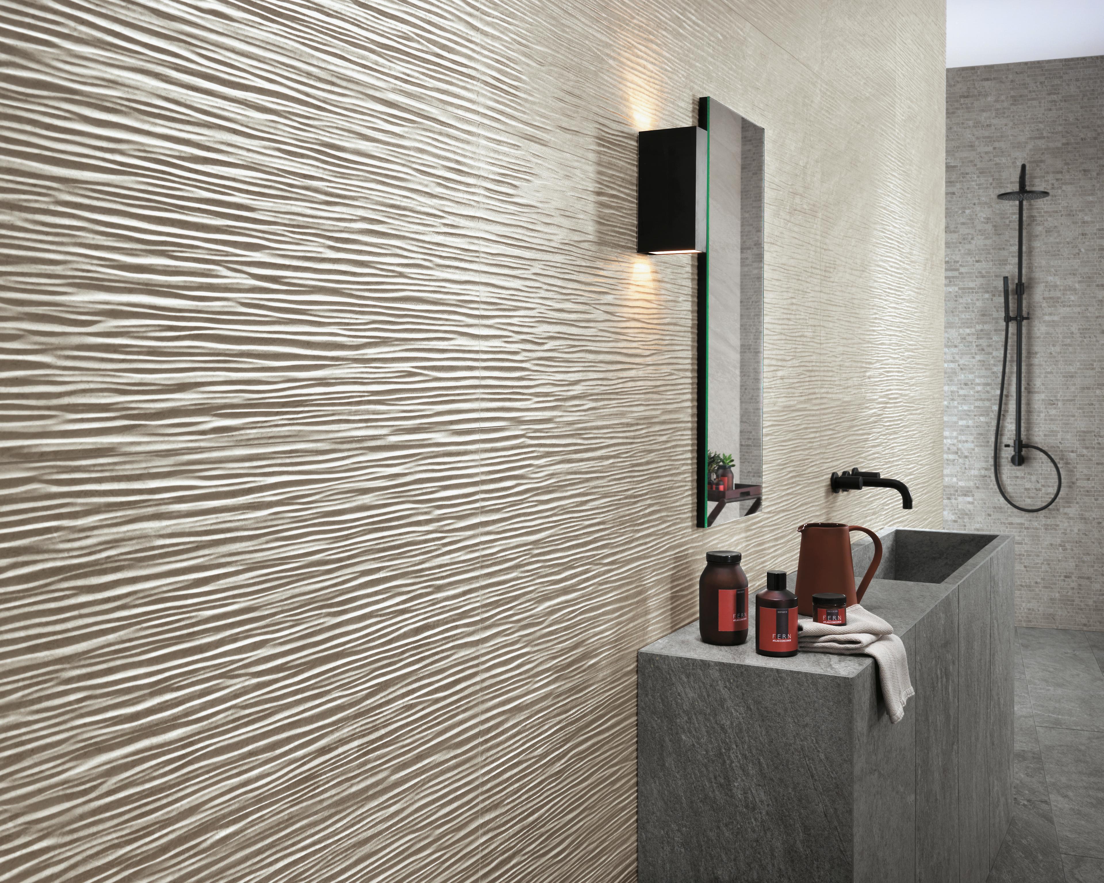 Brave Pearl, Brave 3D/Wave Pearl, Brave Grey Mosaic, Brave Grey